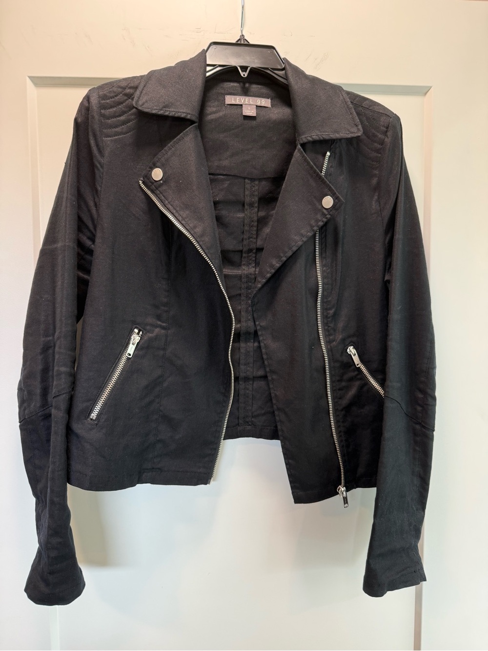 Level 99 Black Moto Jacket